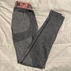 Gymshark flex leggings charcoal/blush